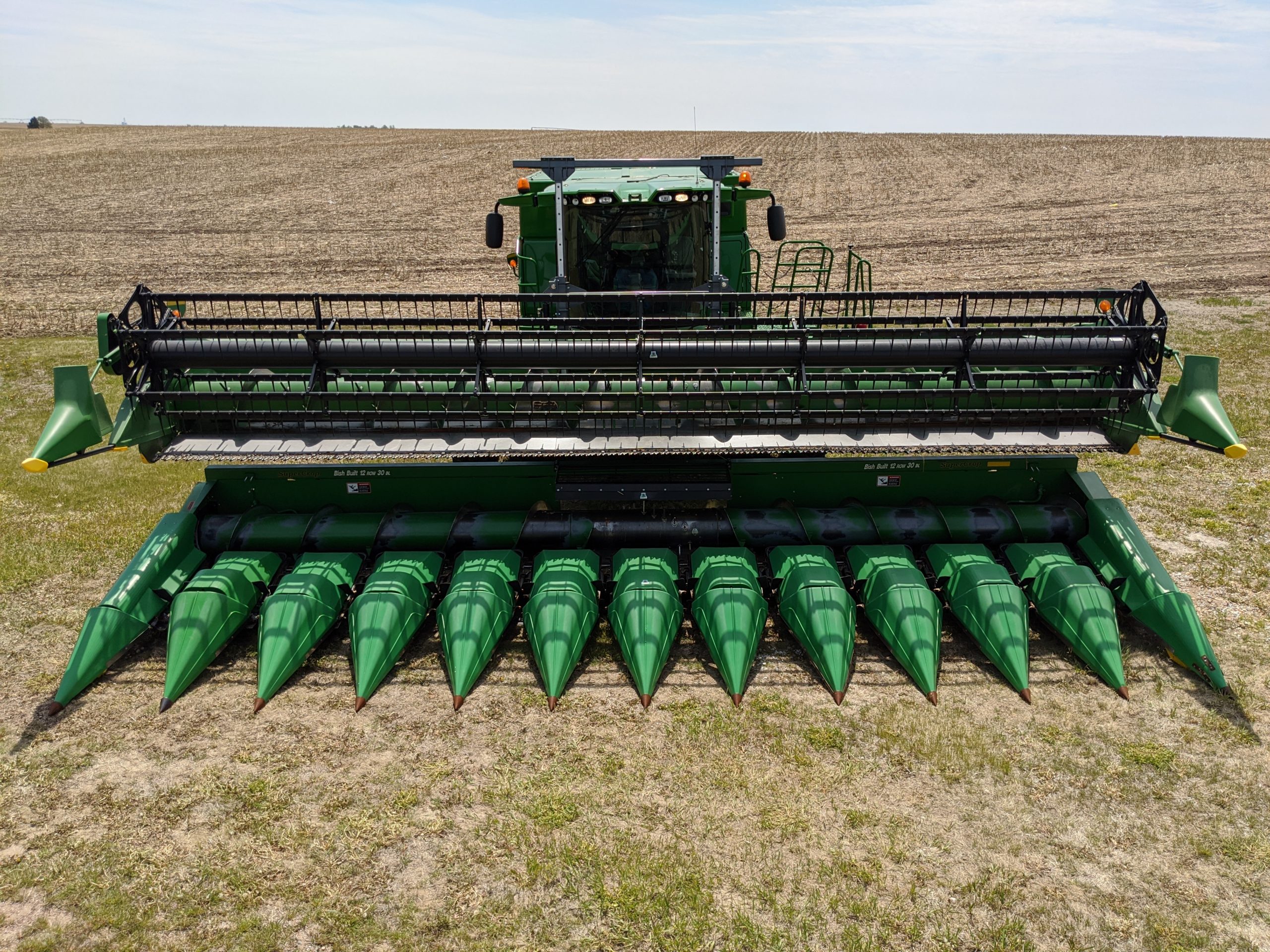 Double Cut Hemp Harvest Combine | Hemp Combine | SuperCrop Header | Hemp Harvester