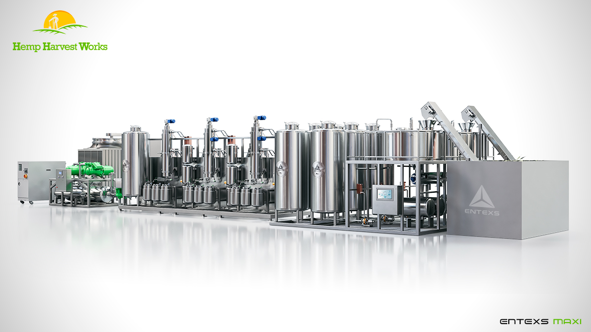 Entexs Maxi Ethanol Hemp Extraction System | Best CBD Hemp Extraction | CBG Alcohol Extraction Machine