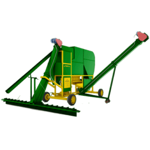 Metra MGC mobile grain cleaner | mobile hemp grain cleaner | Trailer mounted hemp seed cleaner